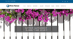 Desktop Screenshot of firstfence.com